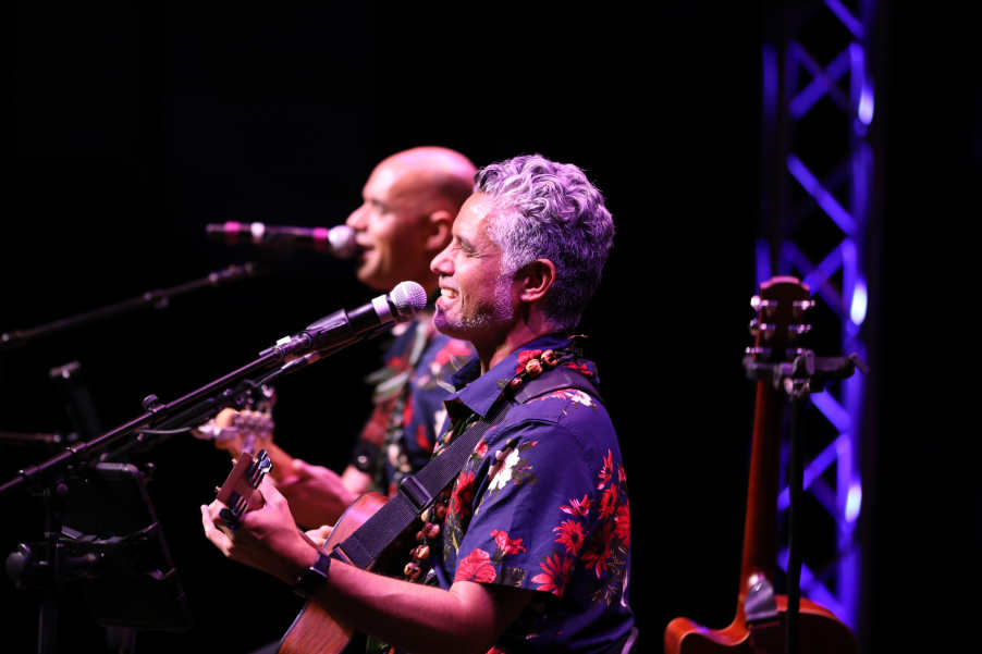 the kalama brothers performing at the redlands bowl